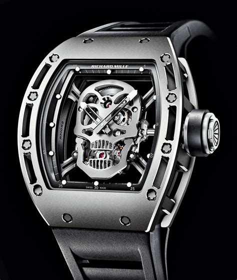 richard mille tourbillon rm 052 skull replica|rm 052 tourbillon skull.